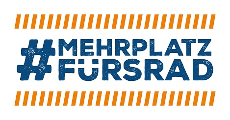Logo #MehrPlatzFürsRad