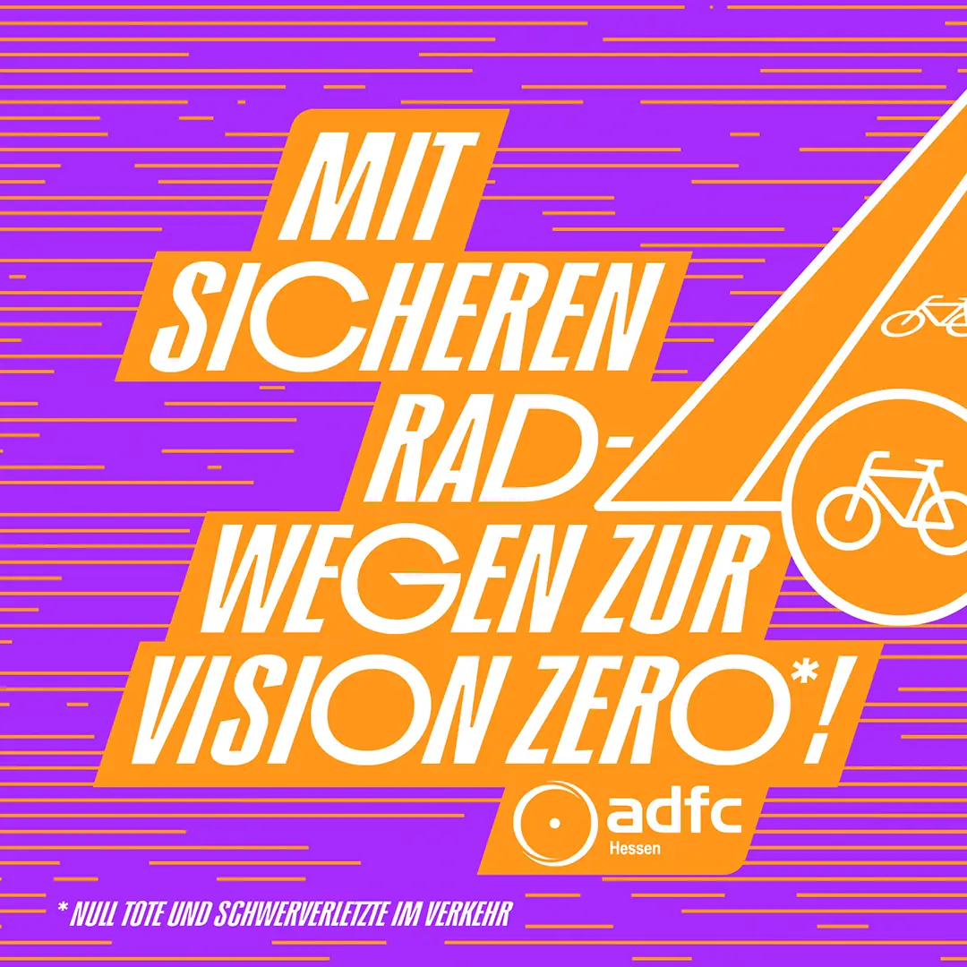 Mit sicheren Radwegen zur Vision Zero